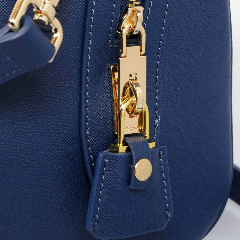 2014 Prada Saffiano Leather 32cm Two Handle Bag BL0823 royablue for sale